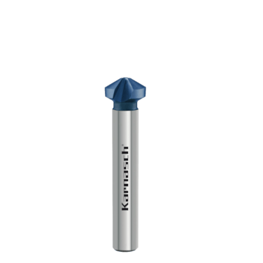 Karnasch Kegelsenker 120 Grad Werksnorm HSS-XE BLUE-TEC - Kopf: 6.3 mm Schaft: 5 
