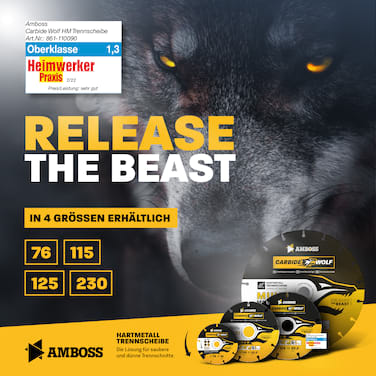 AMBOSS CutMaster Pro - Das15-teilige Trennscheiben-Mega-Set