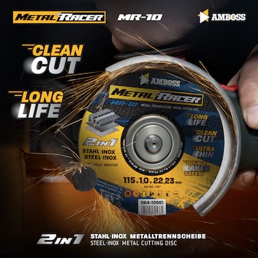 AMBOSS CutMaster Pro - Das15-teilige Trennscheiben-Mega-Set