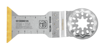1x Fein E-Cut Universal-Sägeblatt mit Titanbeschichtung - 55x44mm