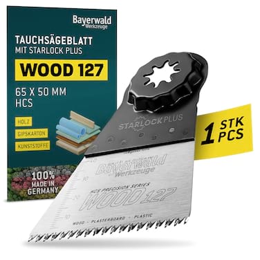 Multitool Starter Set 5-tlg. - Tauchsägeblatt Set - Bayerwald Werkzeuge - HCS und BiM Starlock