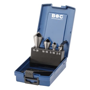 Querlochsenker Set 90 Grad HSS - Kopf: 2.0 - 20.0 mm Schaft: