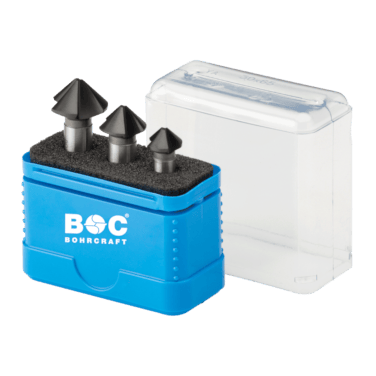 Bohrcraft Kegelsenker-Set 90 Grad DIN 335 C Ungleiche Teilung HSS-G AlCro - Kopf: 12.4 | 16.5 | 20.5 mm Schaft:  