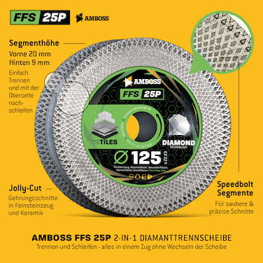 Amboss Diamant-Duo 9-tlg.