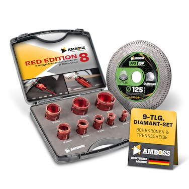 Amboss Diamant-Duo 9-tlg.
