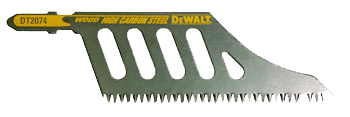 1x DEWALT  Stichsägeblatt Länge 112/74 mm