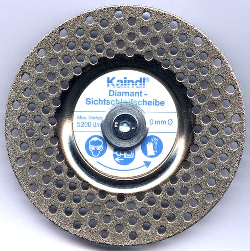 2x Diamant-Scheiben 120 Körnung - 20,3 Cm Flache Schleifscheiben