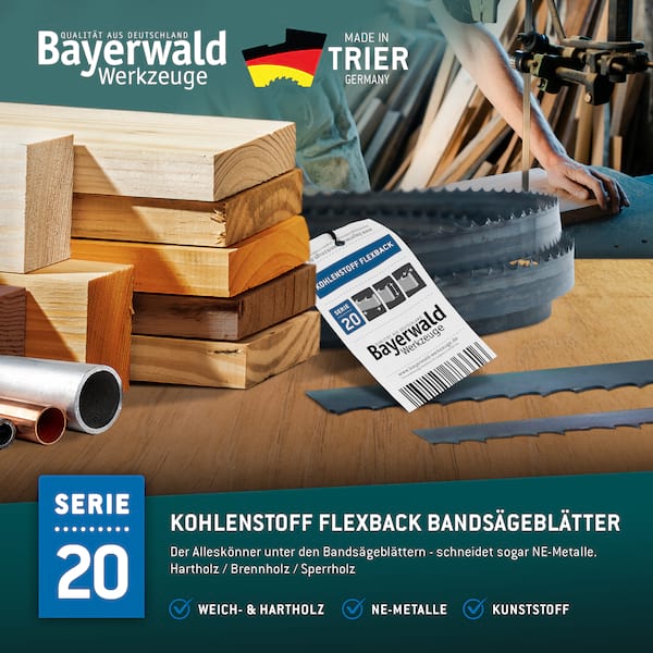 Bandsägeblatt Gehärtet Sägeband Holz Länge von 1400-2360 mm Breite von 13 mm 