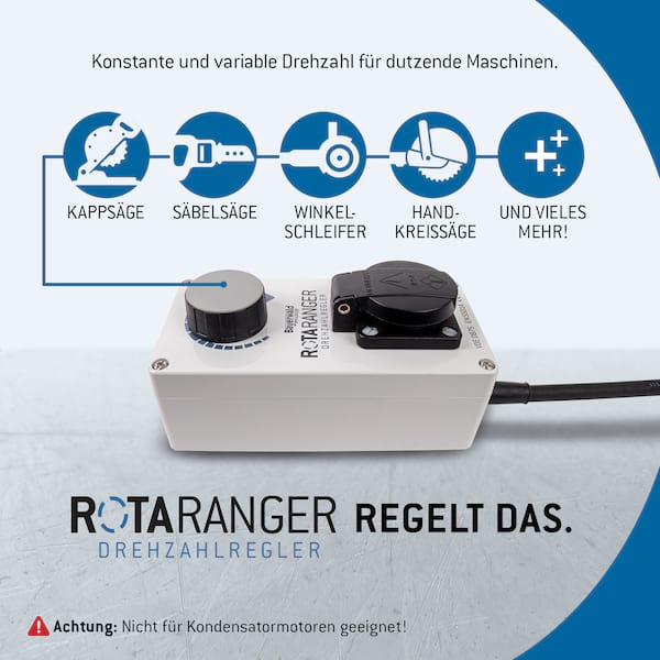 Elektronischer Drehzahlregler - 230 V bis 2400 W - Bayerwald