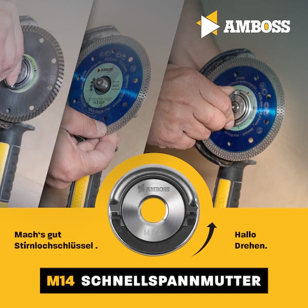 4251128791547 - Schnellspannmutter für Winkelschleifer und -Adapter