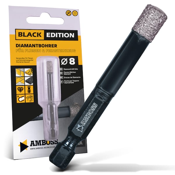 4251128789810 - Amboss Black Edition Diamant Bohrer 8 mm