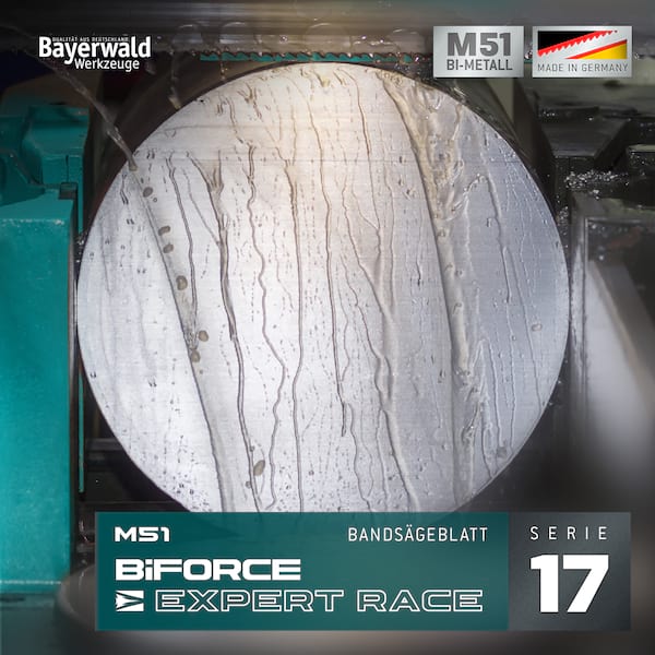 4251128768914 - Bayerwald M51 Bandsägeblatt BiFORCE BASE EXPERT RACE 1000 x 80 x 16 x 14|2 ZpZ