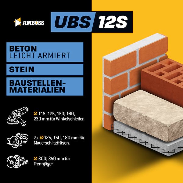 4251128780046 - Amboss UBS 12S Diamant Trennscheibe - 115 x 19 x 222