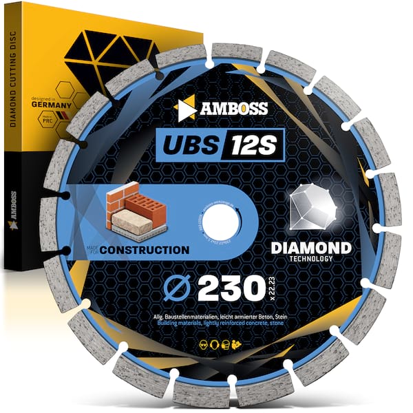 4251128780060 - Amboss UBS 12S Diamant Trennscheibe - 230 x 25 x 222