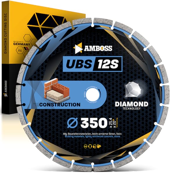 4251128780107 - Amboss UBS 12S Diamant Trennscheibe - 350 x 34 x 254