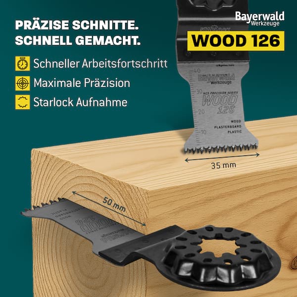 4251128770405 - 10 x Bayerwald SL HCS Tauchsägeblatt 35x50mm