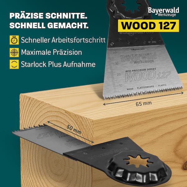 4251128770177 - 1 x Bayerwald SLP HCS Tauchsägeblatt 65x50mm