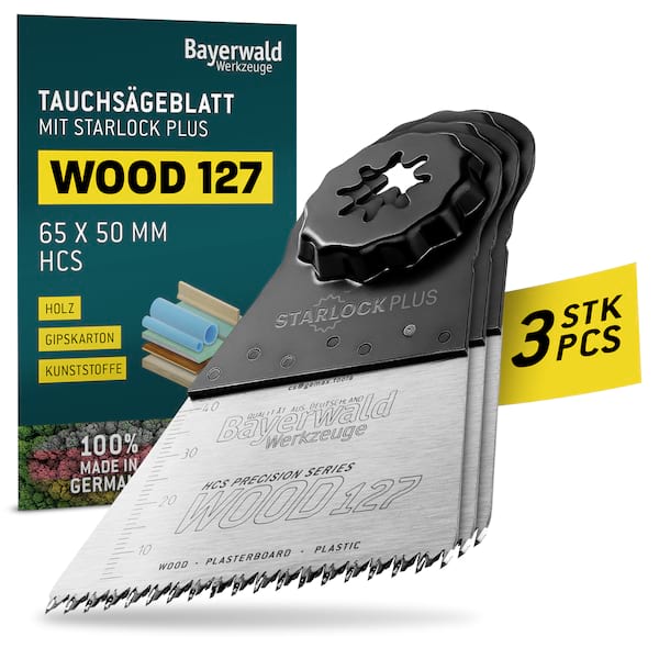 4251128770184 - 3 x Bayerwald SLP HCS Tauchsägeblatt 65x50mm