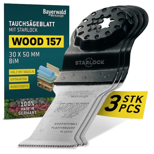 4251128770436 - 3 x Bayerwald SL BiM Tauchsägeblatt 30x50mm
