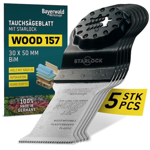 4251128770443 - 5 x Bayerwald SL BiM Tauchsägeblatt 30x50mm