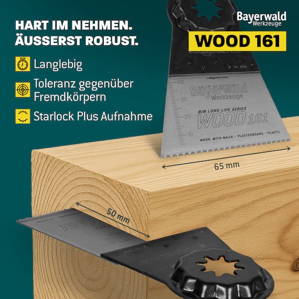 4251128770276 - 1 x Bayerwald SLP BiM Tauchsägeblatt 65x50mm