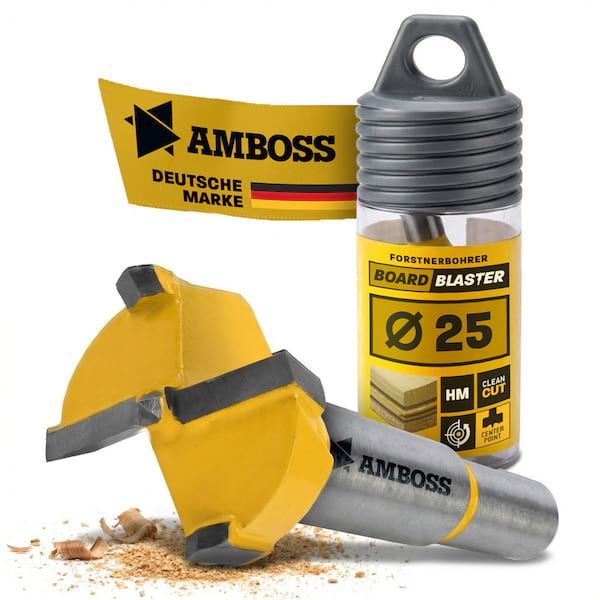 4251128769782 - Ø 25 mm Forstnerbohrer - AMBOSS BOARDBLASTER