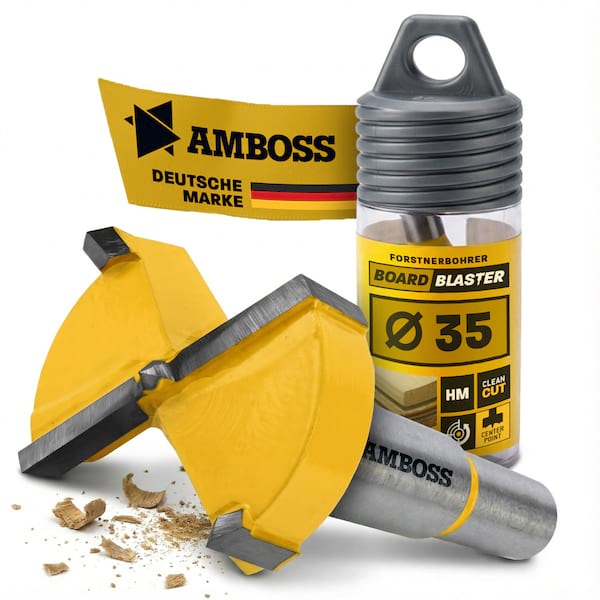 4251128769812 - Ø 35 mm Forstnerbohrer - AMBOSS BOARDBLASTER