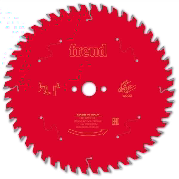 Freud HM Kreissägeblatt für Handkreissägen - 190 x 2.4/1.6 x 16 Z48 WZ