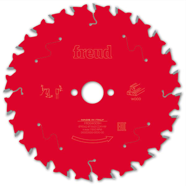 Freud HM Kreissägeblatt für Handkreissägen - 160 x 2.4/1.6 x 20 Z24 WZ