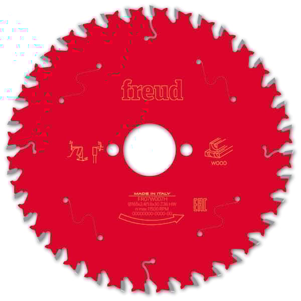 Freud HM Kreissägeblatt für Handkreissägen - 165 x 2.4/1.6 x 30 Z36 WZ