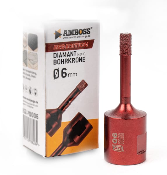 4251128788264 - Amboss Red Edition Bohrkrone 6 mm