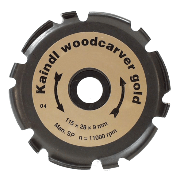 Kaindl Woodcarver Gold für Winkelschleifer 115/125 mm