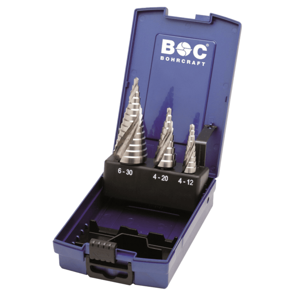 Stufenbohrer-Set HSS Co5 - 4.0 - 30.0mm