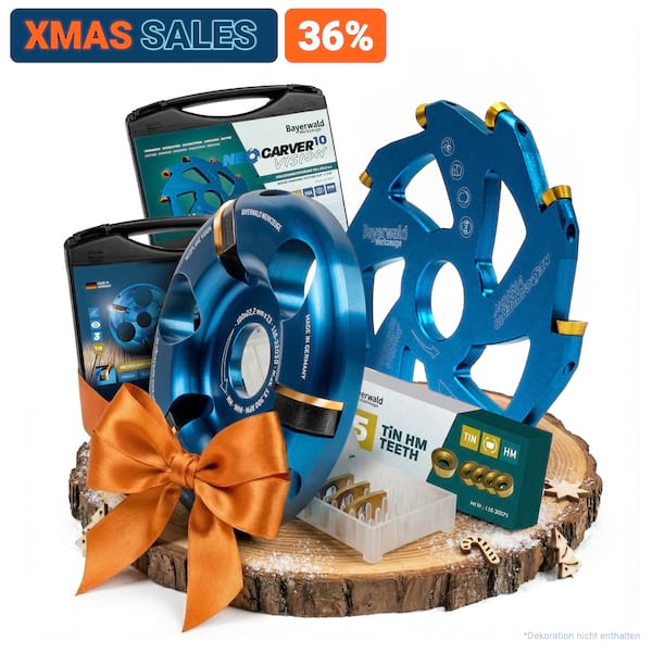 4251128799833 - Creative Woodworking Bundle - NeoPlane + Neocarver sowie Ersatzzähne - Präzision Kontrolle und Handwerksfreude