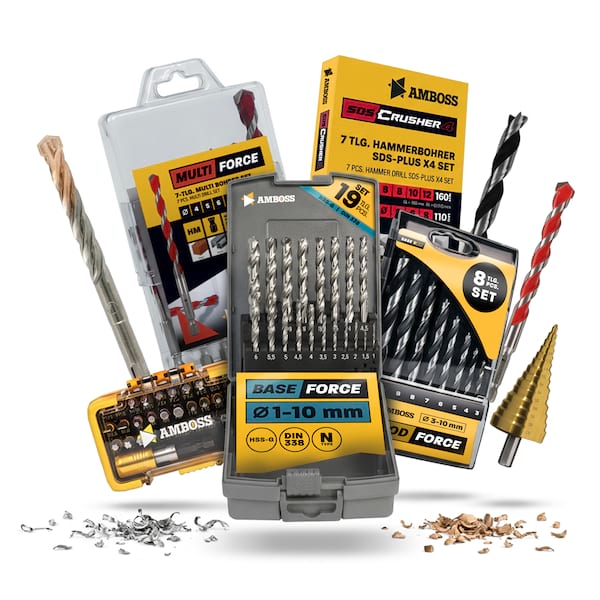 4251128799840 - Das 70+ teilige AMBOSS Mega-Bohrer-Bundle