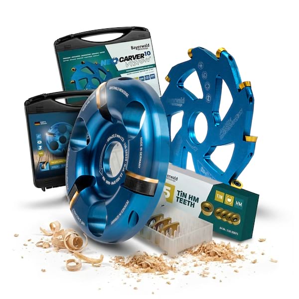 4251128799833 - Creative Woodworking Bundle - NeoPlane + Neocarver sowie Ersatzzähne - Präzision Kontrolle und Handwerksfreude