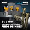 Amboss Speed Force HSS Spiralbohrer geschliffen DIN 338 Cobalt 8% 135° Chipbreaker Spitze