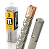 3x Bohrer SDS Plus Schaft - Ø:11 mm - GL: 160 mm