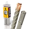 3x Bohrer SDS Plus Schaft - Ø:13 mm - GL: 160 mm