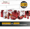 Amboss Red Edition 8 - Diamant Bohrkronen Set Ø 20-68 mm