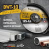 10x Bayerwald BWT-10 Trennscheibe | Ø125 mm - Dicke 1 mm -  Bohrung 22.23 mm | Form: gerade | 