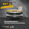 10x Bayerwald BWT-10 Trennscheibe | Ø125 mm - Dicke 1 mm -  Bohrung 22.23 mm | Form: gerade | 