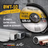 25x Bayerwald BWT-10 Trennscheibe | Ø125 mm - Dicke 1 mm -  Bohrung 22.23 mm | Form: gerade | 