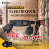 Dosensenker Red Force - 82 mm - 6-kant Set mit Absaugung