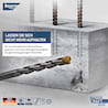 1x Hammerbohrer SDS Plus Schaft - Ø:16 mm - GL: 450 mm