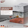1x Hammerbohrer 160 mm SDS Plus Schaft - Ø:8 mm - GL: 160 mm