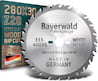 Bayerwald Werkzeuge HM Kreissägeblatt - 280 x 3.2/2.2 x 30 Z28 WZ 