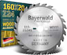 Bayerwald Werkzeuge HM Kreissägeblatt - 160 x 2.6/1.6 x 20  Z24 WZ 