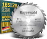 Bayerwald Werkzeuge HM Kreissägeblatt - 165 x 2.6/1.6 x 20  Z24 WZ 