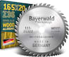 Bayerwald Werkzeuge HM Kreissägeblatt - 165 x 2.6/1.6 x 20  Z36 WZ 